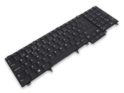 Dell Latitude E5520/E5530 Dual Point NORWEGIAN WIN8/10 Backlit Keyboard - 07T440