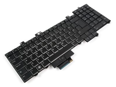 Dell Precision M6400/M6500 DANISH Backlit Laptop Keyboard - 0D624F