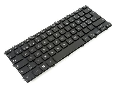 Dell Inspiron 13-7386 SWISS Backlit Laptop Keyboard - 0R70CC 
