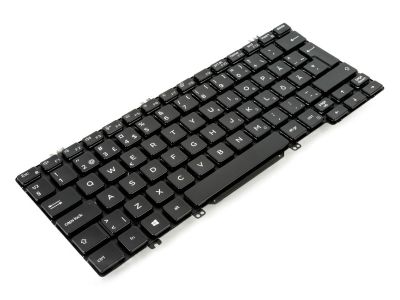 Dell Latitude 7300 / 5300 / 5310 / 2-in-1 SWEDISH/FINNISH Backlit Laptop Keyboard - 0F0DFG 