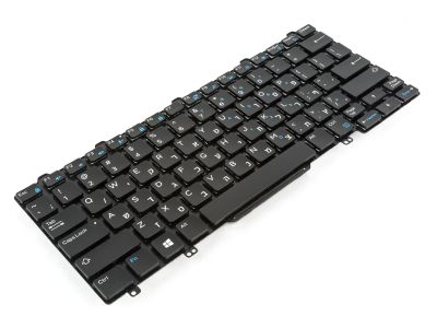 Dell Latitude E5250/E7250 HEBREW Backlit Laptop Keyboard - 0V8T9X