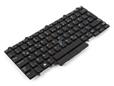 Dell Precision M6400/M6500 ICELANDIC Backlit Laptop Keyboard - 0D623F