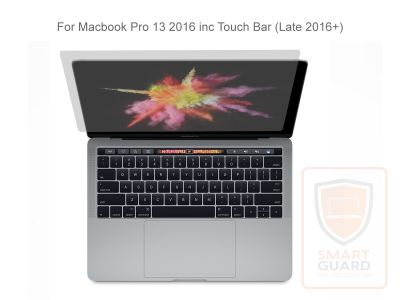 SmartGuard Clear Screen Protector for Apple MacBook Pro 13 2016 inc Touch Bar (A1706/A1708)