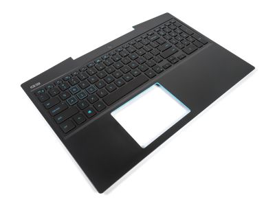 Dell G3 15-3500 80W Palmrest & US ENGLISH BLUE Backlit Keyboard - 02DPKM + 0D6D4C (000HG6GF)