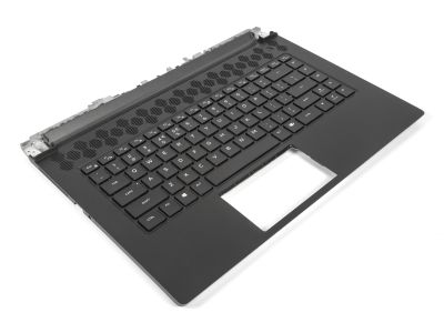 Dell Alienware M15 R5/R6 Palmrest & US ENGLISH-INT RGB Backlit Keyboard - 00P3H1 + 0M7KHN (000FPRVP)
