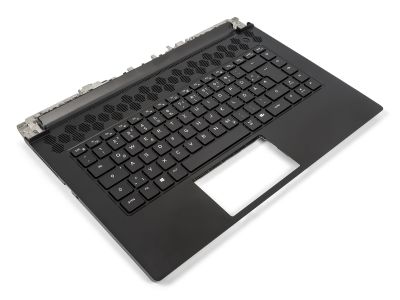 Dell Alienware M15 R5/R6 Palmrest & GERMAN RGB Backlit Keyboard - 0V3T0P + 06NJJK (409J6)