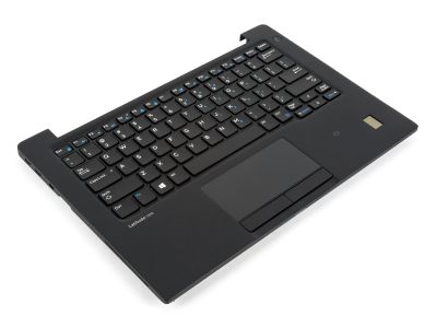 WCGX8 + KTYW0 - Dell Latitude 7370 Biometric Palmrest & Touchpad & US ENGLISH Backlit Keyboard - 0WCGX8 + 0KTYW0
