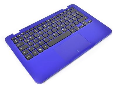 MHDKY Dell Inspiron 3162/3164 Blue Palmrest+Touchpad+GERMAN Keyboard 0MHDKY