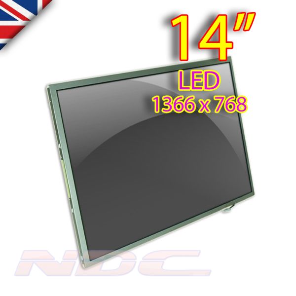 AU Optronics 14" HD Glossy LED LCD Screen 1366 x 768 B140XW02 V.1 (A)